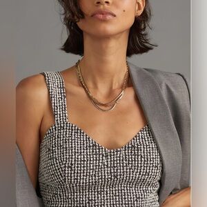 Anthropologie | Eri + Ali Tweed Bustier Top
